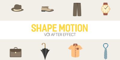 shape motion v i after effect