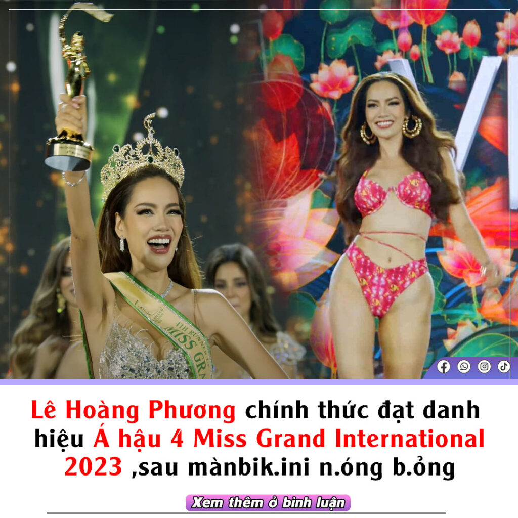 Le Hoang Phuong dat A hau 4 Hoa hau Hoa